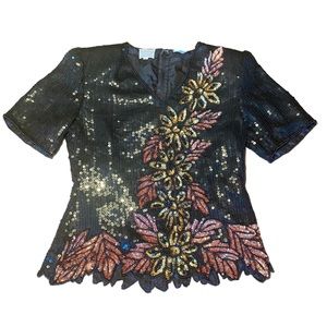 373 Stenay sequins top S